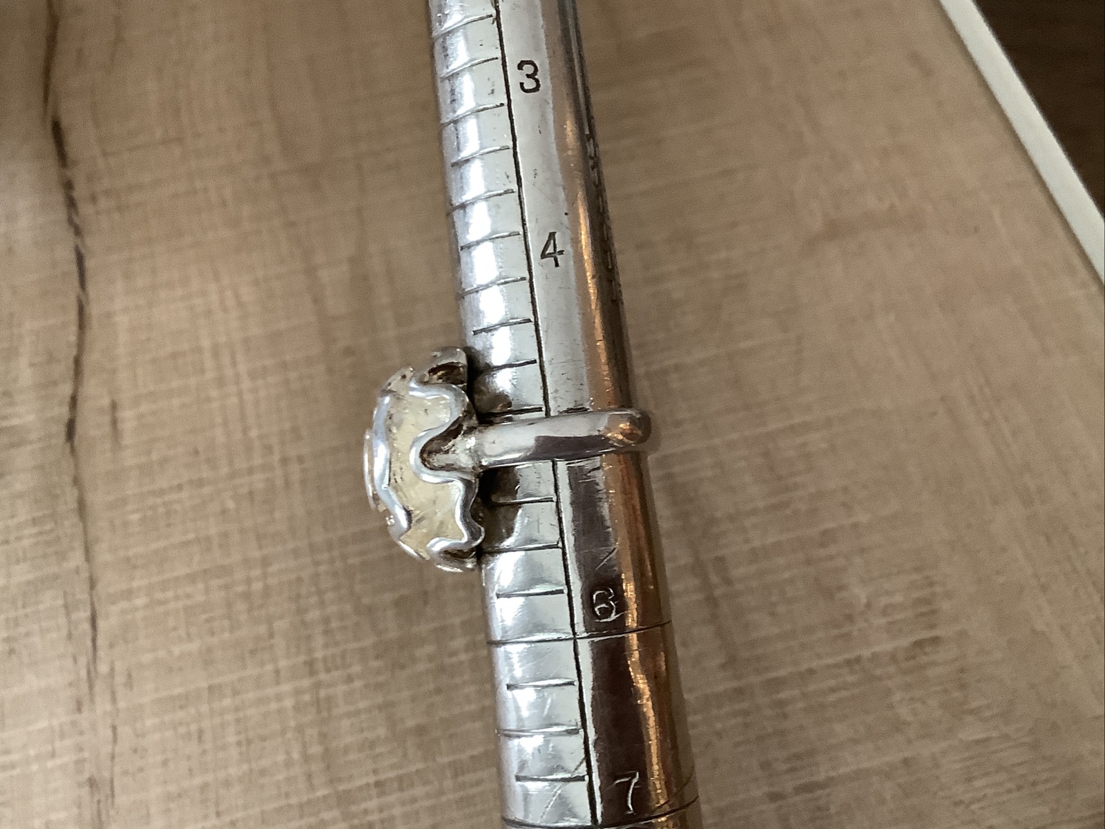 Solid Sterling Silver Adjustable Flower Bud Rose … - image 11