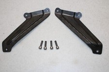 APRILIA RSV MILLE R WSB AKRAPOVIC CARBON EXHAUST HANGERS BRACKETS RSV  TUONO R