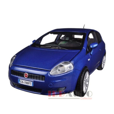 MOTORMAX FIAT GRANDE PUNTO BLUE 1/24 DIECAST CAR MODEL 73377