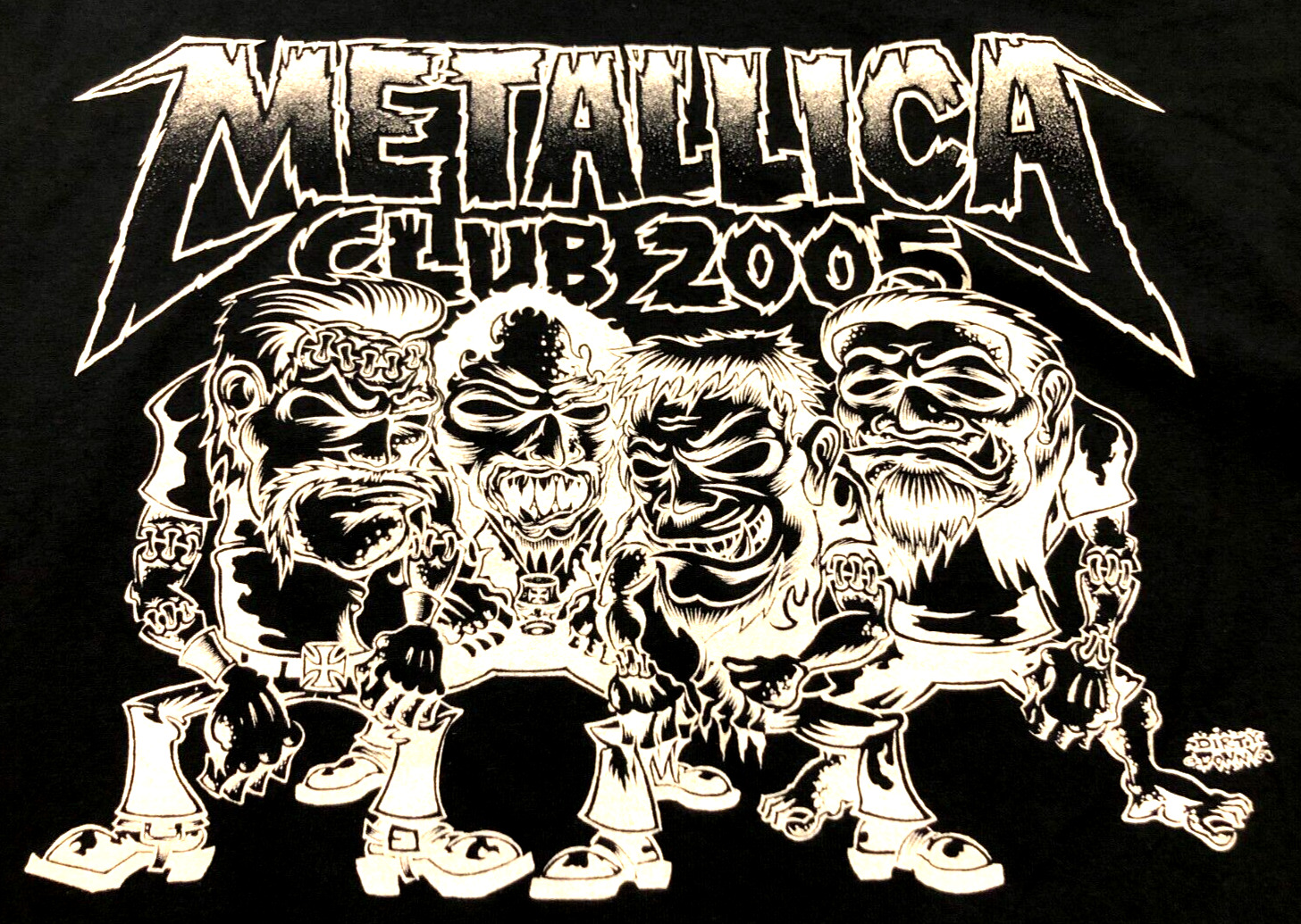 METALLICA Club 2005 Dirty Donny Heavy Metal Rock … - image 2