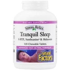 Natural Factors Stress-Relax Tranquil Sleep, 120 chewable tablets