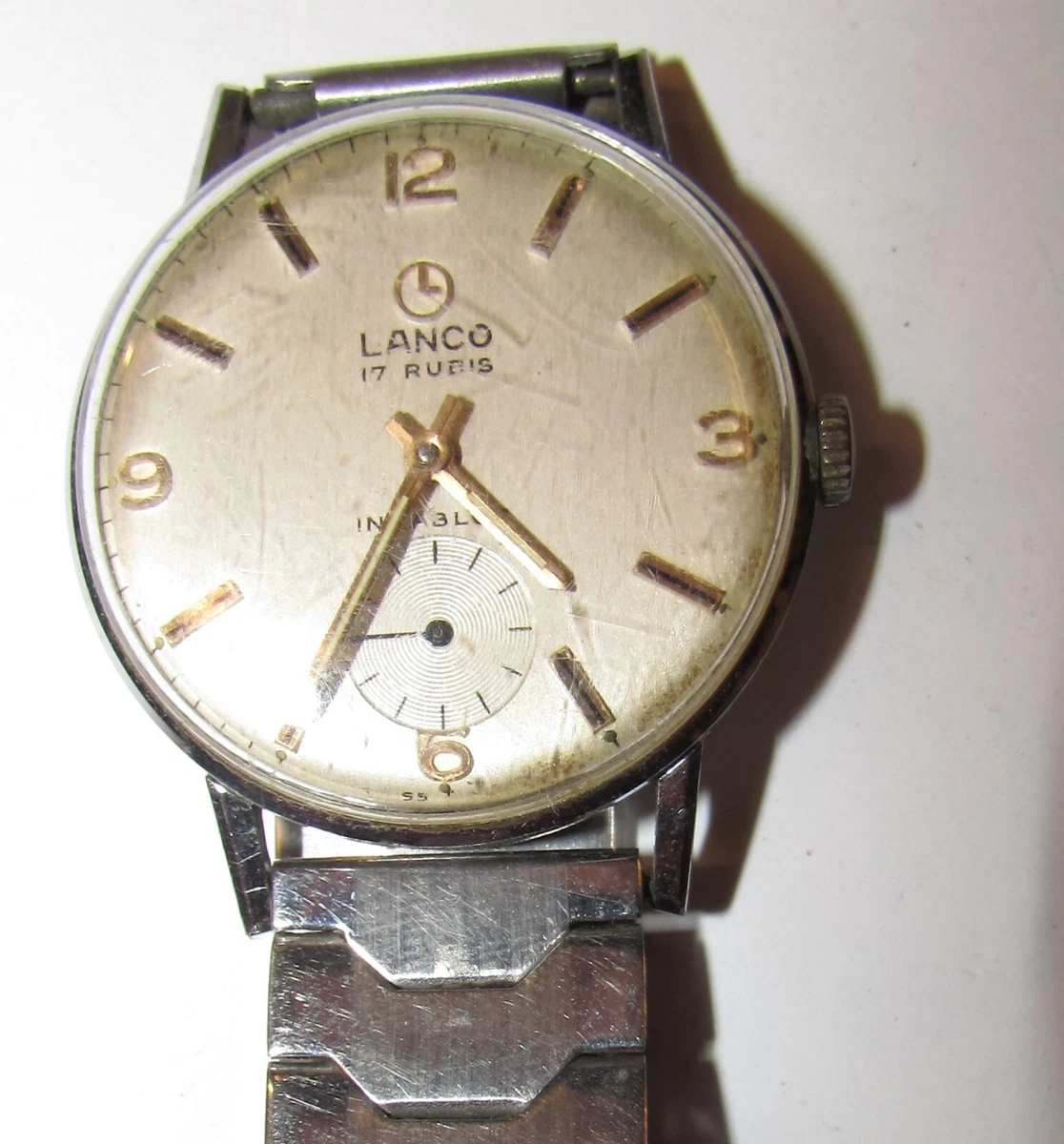 Lanco 34mm Wrist Watch for Men
