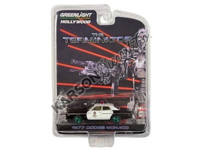 CHASE 1977 Dodge Monaco - The Terminator Diecast 1:64 Model - Greenlight 44790C