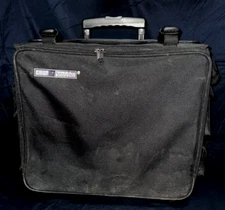 Crop In Style Navigator Black Travel Rolling Tote Organizer