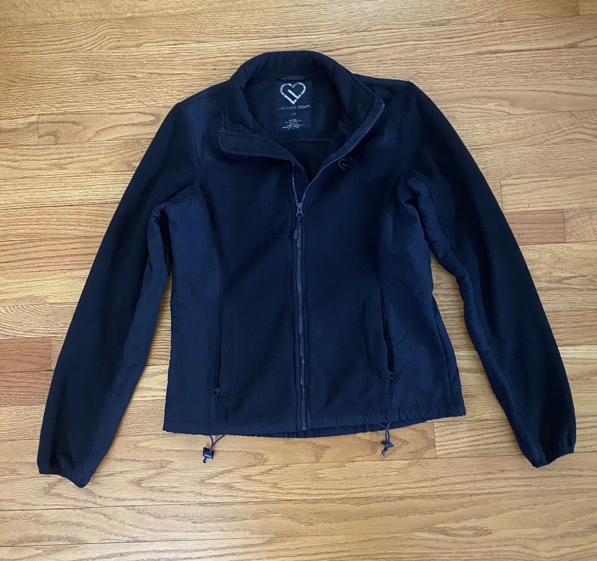 Live love dream fleece jacket clearance