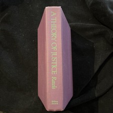 A Theory of Justice FIRST EDITION Book 2nd PRINTING John Rawls Hardcover