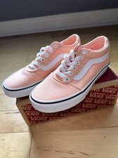 Womens Vans Ward Canvas Sneaker - Lace up Style - Tropical Peach 6.5