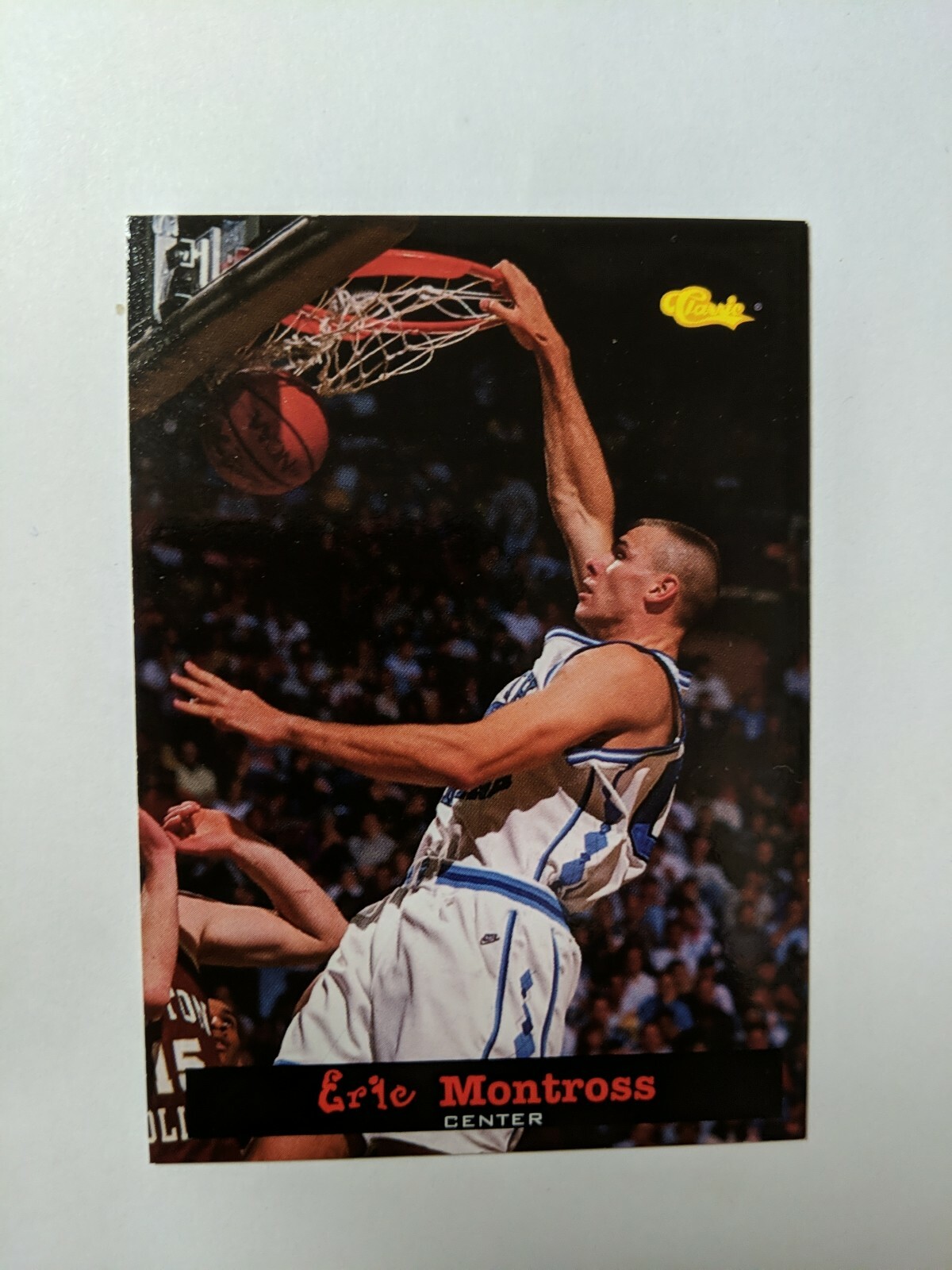 1994 Classic #6 Eric Montross draft rookie card RC