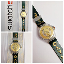 Swatch Automatique Neuf NOS PYRSOS SAZ104 1995 Montre Vintage Olympic