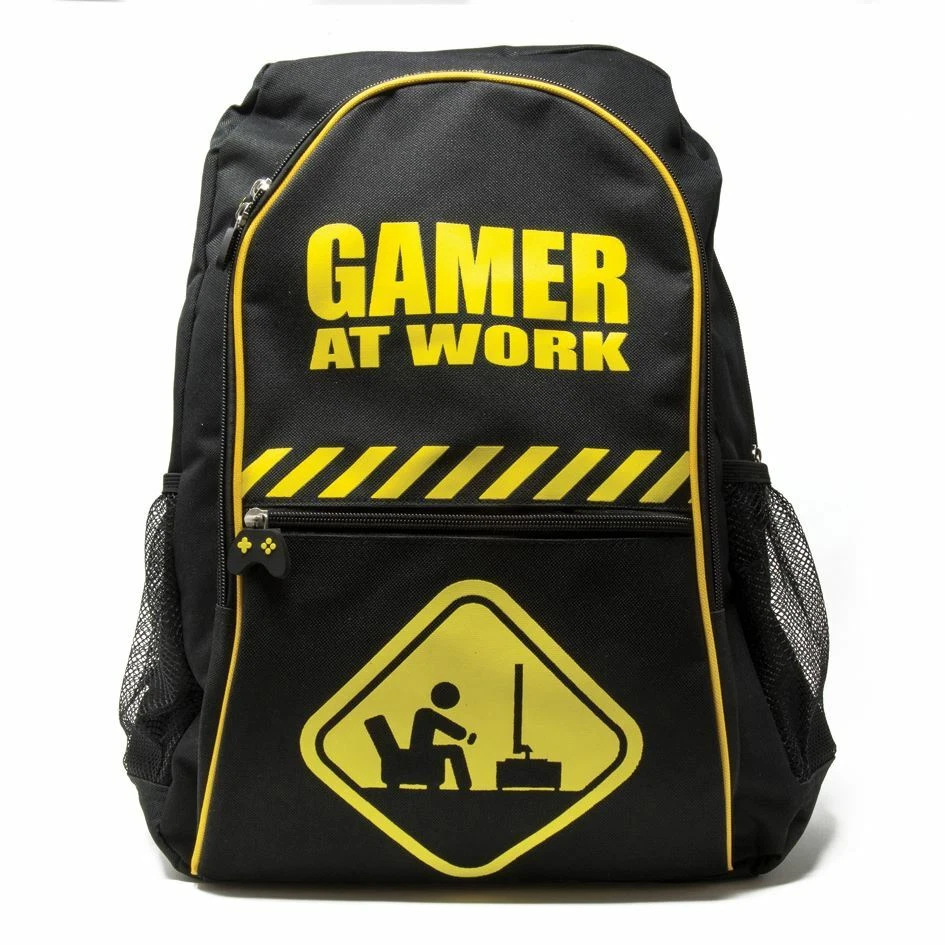 GAMER AT Work Large GAMERS GAMING Backpack Ideal School Work Travel