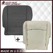 2013 2014 2015 For Dodge Ram WT Driver Bottom Cushion Foam & Gray Seat Cover