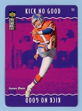 1996 upper deck collector's choice you make the play Jason Elam card#Y21 broncos