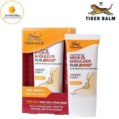 3 x BÁLSAMO TIGRE Cuello y Hombro Frotar Boost Mejor Crema Alivio Rápido Dolor Muscular 50g Foto 4 de 4