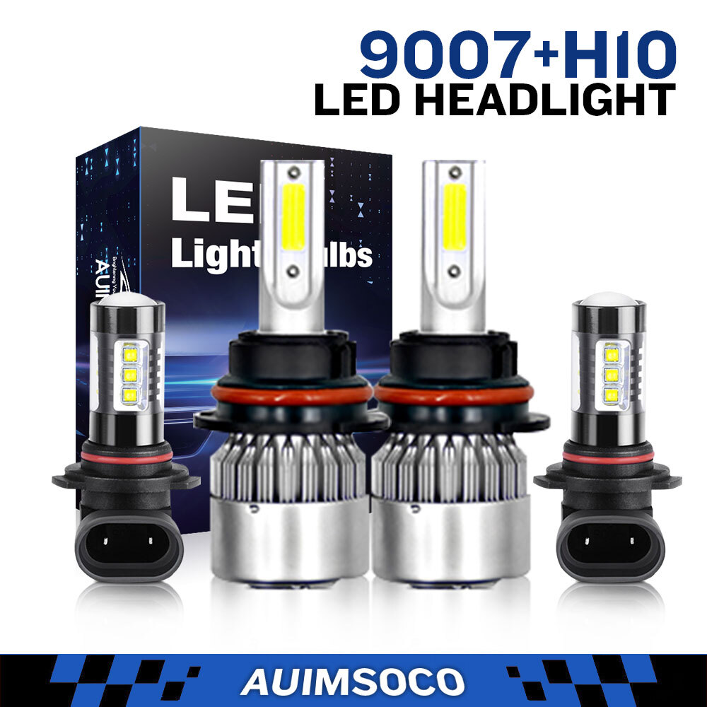 For Ford Ranger 2001-2011 LED Headlight High low Beam Fog Light Bulbs Kit White