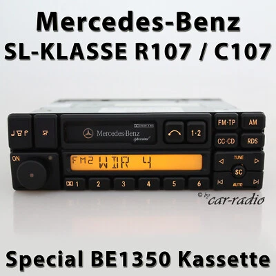 Original Mercedes R107 Radio Special BE1350 Kassette Becker SL-Klasse Autoradio  - Bild 1 von 4