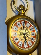 SVEGLIA VINTAGE QUADRANTE METALLIZZATO BLESSING ANNI 70 NUOVO IN BOX