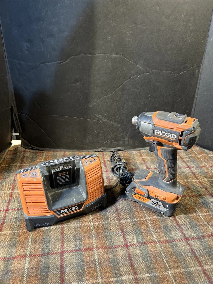 Ridgid R86035 cordless impact driver 18 volt used w battery