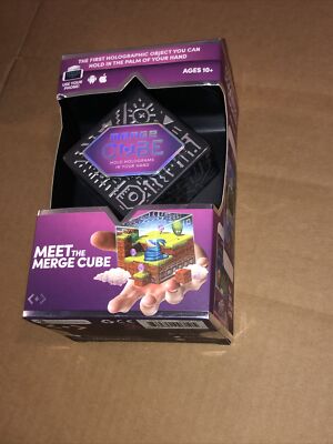 Merge Cube Hold Holograms in Your Hand Virtual Game Toy for IOS Android Tablet