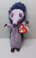TY Beanie Baby 6" DOS Rat Ferdinand Purple Plush Stuffed Animal Toy Heart Tags