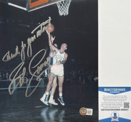 Bob Cousy Autographed Signed BOSTON CELTICS 8x10 Photo Beckett BAS - Picture 1 of 2