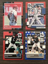 2022 MLB Donruss Small Lot. Mike Trout Retro/ Freddie Freeman/ Jake Burger