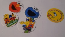 Pre Cut One Inch Bottle Cap Images SESAME STREET  Free Shipping