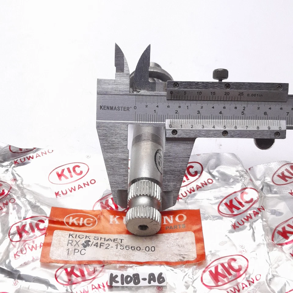 Yamaha RXS puede adaptarse a DT125MX 1986 RT180 eje de arranque P/N 4F2-15660-00 Foto 4 de 4