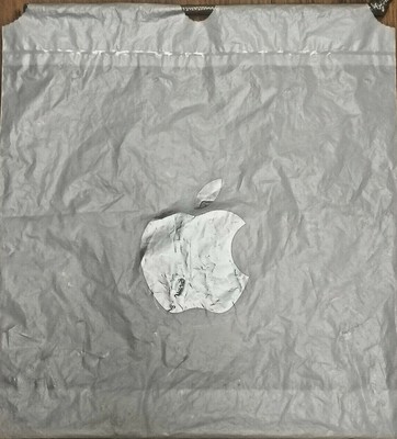 apple drawstring bolsa