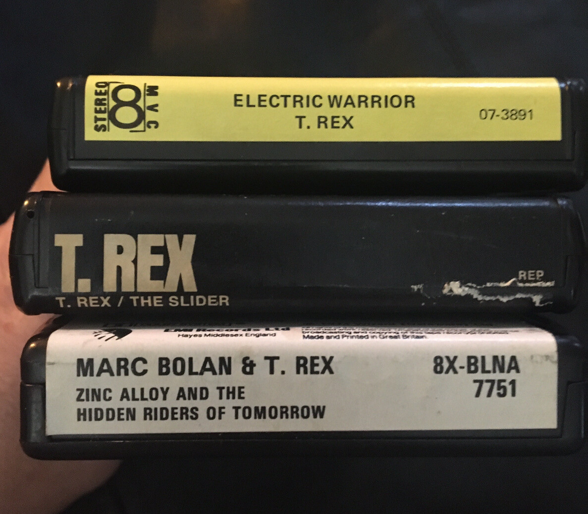 GREAT CONDITION T. Rex 8 Track LOT Electric Warrior The Slider Zinc