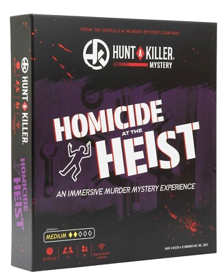 Hunt A Killer - Homicide at the Heist-A Murder Mystery Party Game 1 to 5 Players