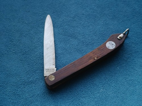 Taschenmesser Robi Klaas Kranich Holz altes Messer mit Bügel - Bild 3 von 6