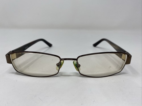 Max Mara MM 939/U LOY 52-16-135 Dark Brown Metal Full Rim Eyeglasses Frame -H57