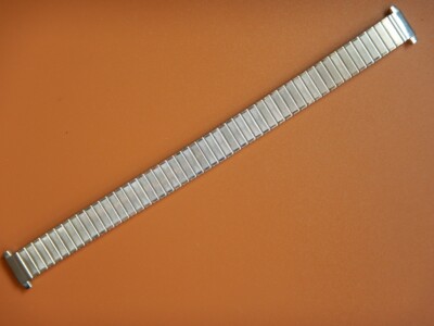 Bracelet De Montre Extensible En Acier Inoxydable 10mm Ou 12mm - Style Années 50 - Neuf Stock Vintage