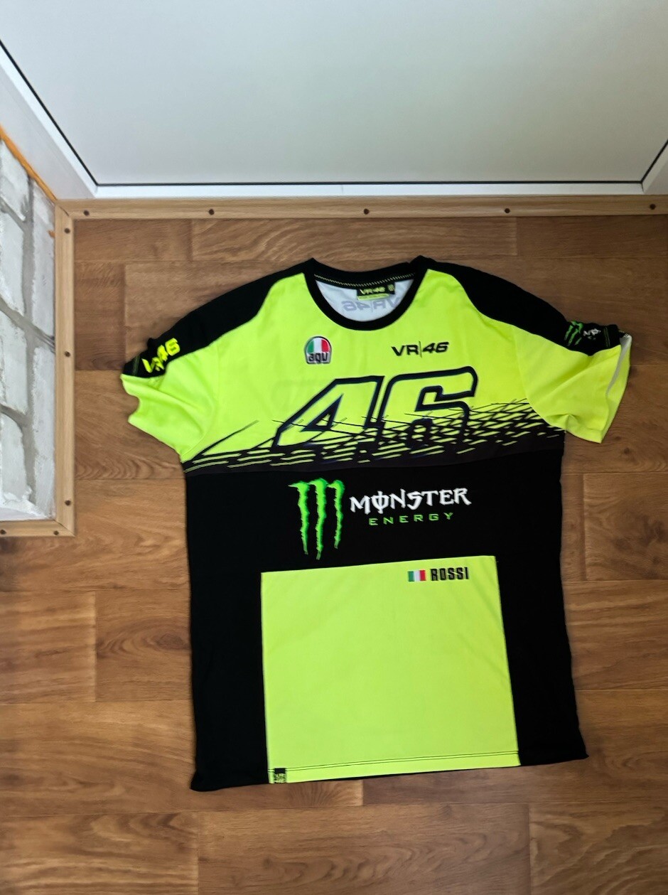 Valentino Rossi VR46 Racing Apparel Mens T-Shirt Size XL Monster Riders Academy
