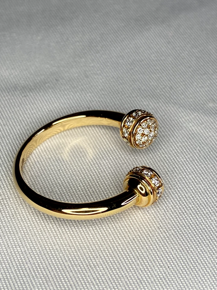 Piaget Offener Ring "Possession" aus 18k Gold, mit 58 Brillanten ca. 0,34 ct - Bild 3 von 4