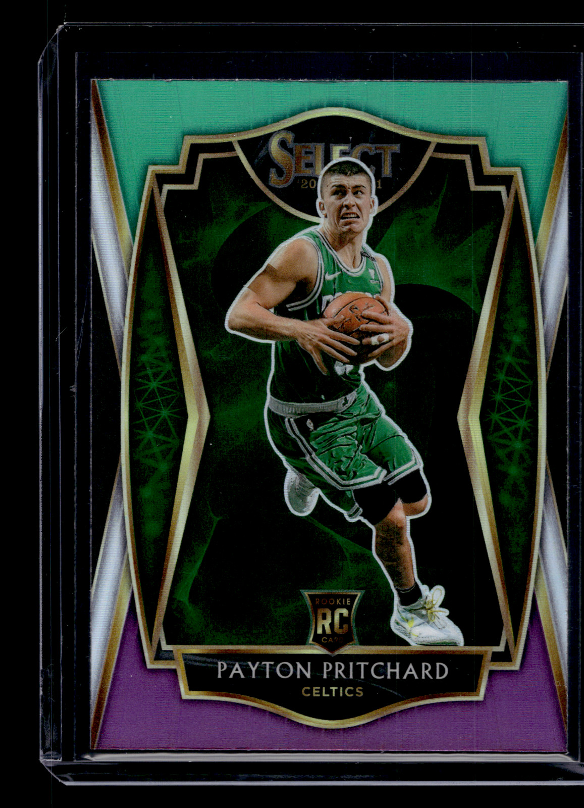 Payton Pritchard Rookie Premier Green White Purple Prizm Select 2020-21 #196