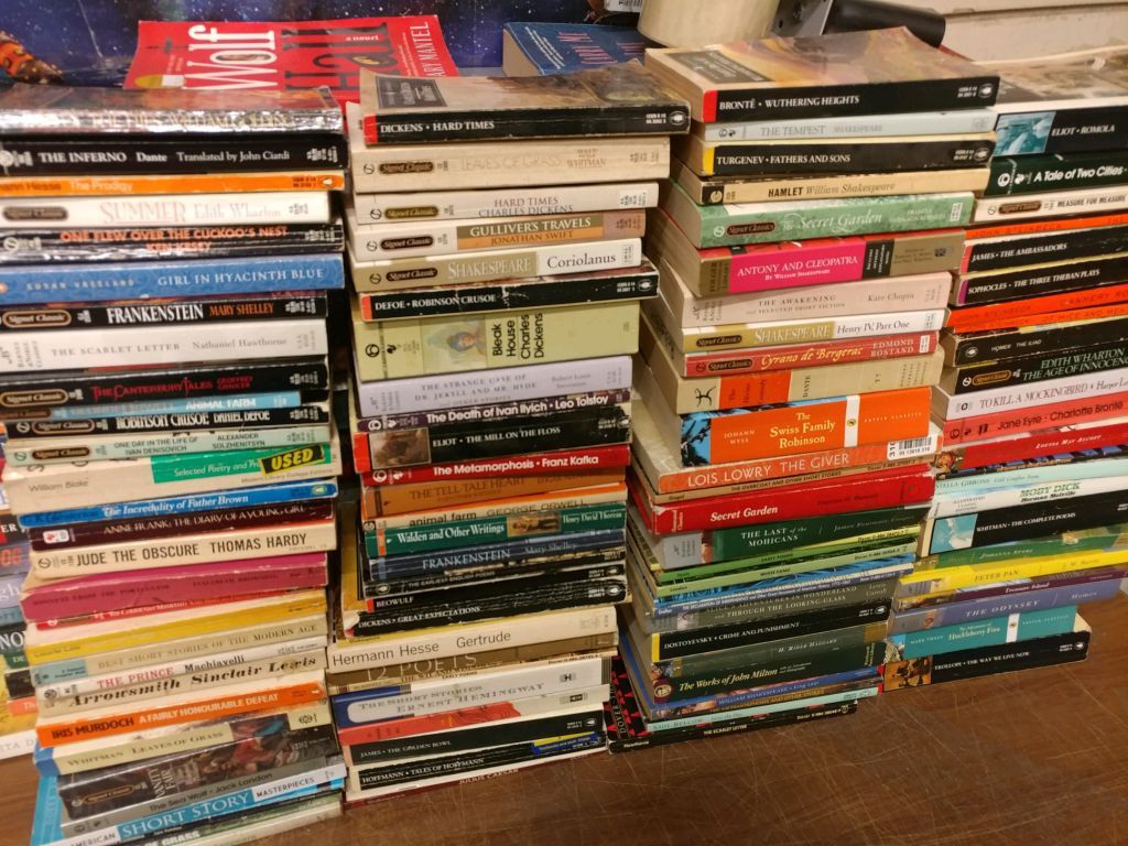 Books By Genre 20 Lbs (Pounds) Box Value Lot Sorted Fiction/Nonfiction Hb/Pb Set