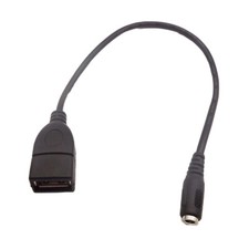 1x USB 2.0 Female to DC 3.5 x 1.35mm Female 5V DC Power Charging Adapter Cable