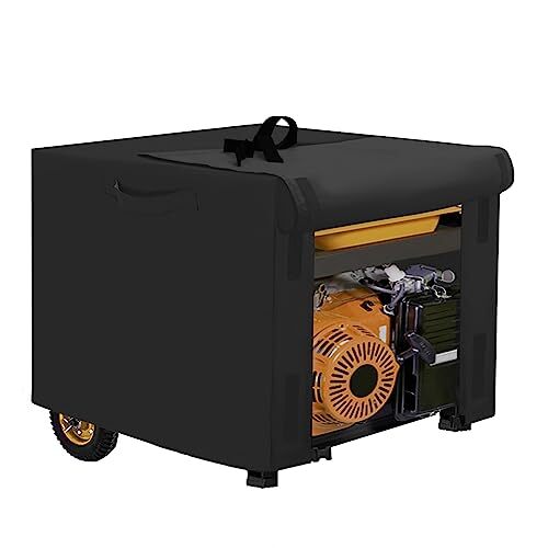 Outdoor Generator Cover 32x24x24 inch Waterproof UV 32"Lx24"Wx24"H