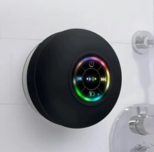 Waterproof Bluetooth Wireless Shower Speaker Bathroom Speaker LED Light Portable