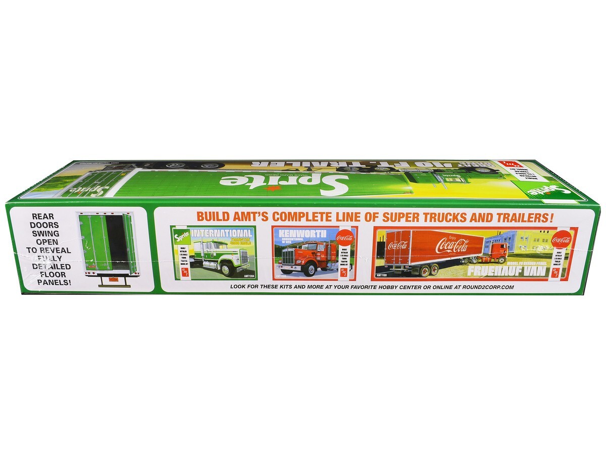 自動車 AMT ERTL Great Dane Dry Van Trailer Great Dane Dry Van Semi Truck Trailer Model Kit 1:25 Scale
