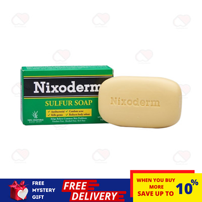 NIXODERM Schwefelseife (100 g) zur Linderung häufiger Hautprobleme pflanzlich...