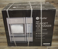 GE Profile Opal Nugget Ice Maker  Side Tank Countertop Icemaker Stainless Steel
