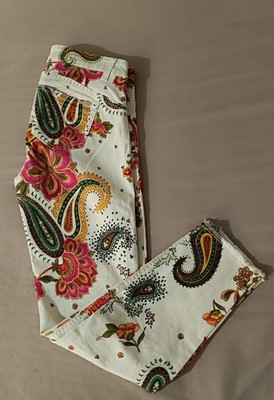 Liu Jo Floral Paisley Print Jeans Size 29 Jeans Liu Jo Blumenprint Größe 29