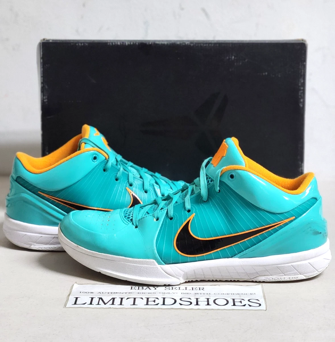 Nike Undefeated x Kobe 4 Protro Hyper Jade for Sale | Authenticity