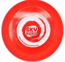 NEW Sky Rider Red Frisbee Plastic 8 White Log...