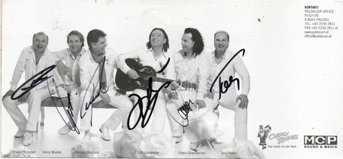 Die Paldauer, sign. AK im Langformat - 12 x signiert - Afbeelding 2 van 2