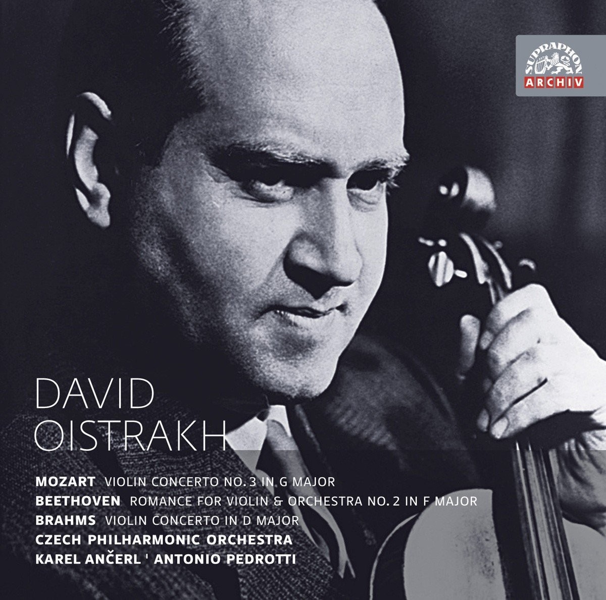 SU40152 David Oistrakh/Czech Philha Mozart, Beethoven, Brahms -Violin Concertos