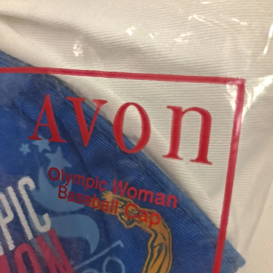 Gorra de béisbol Avon patrocinador de la Olimpiada para mujer Atlanta 1996 Juegos Olímpicos Foto 3 de 4