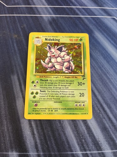 Nidoking — Base Set 2